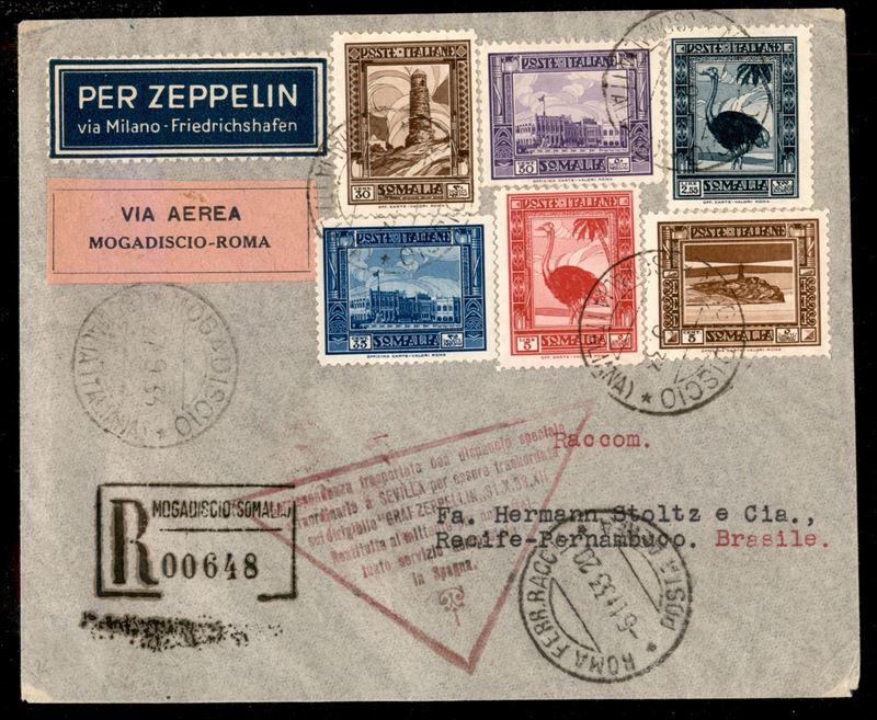 Italia / Colonie / Somalia / Aerogrammi