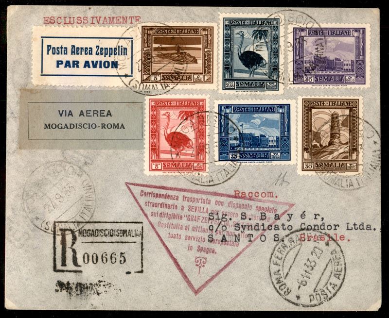 Italia / Colonie / Somalia / Aerogrammi