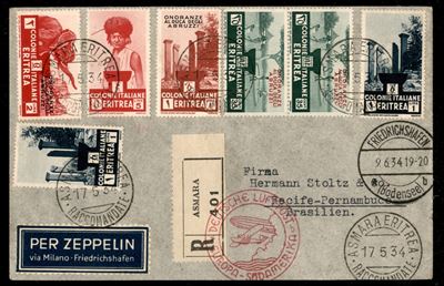 Italia / Colonie / Eritrea / Aerogrammi