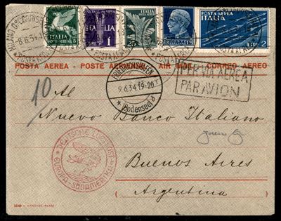 Italia / Regno / Vittorio Emanuele III / Aerogrammi