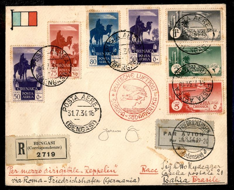 Italia / Colonie / Cirenaica / Aerogrammi