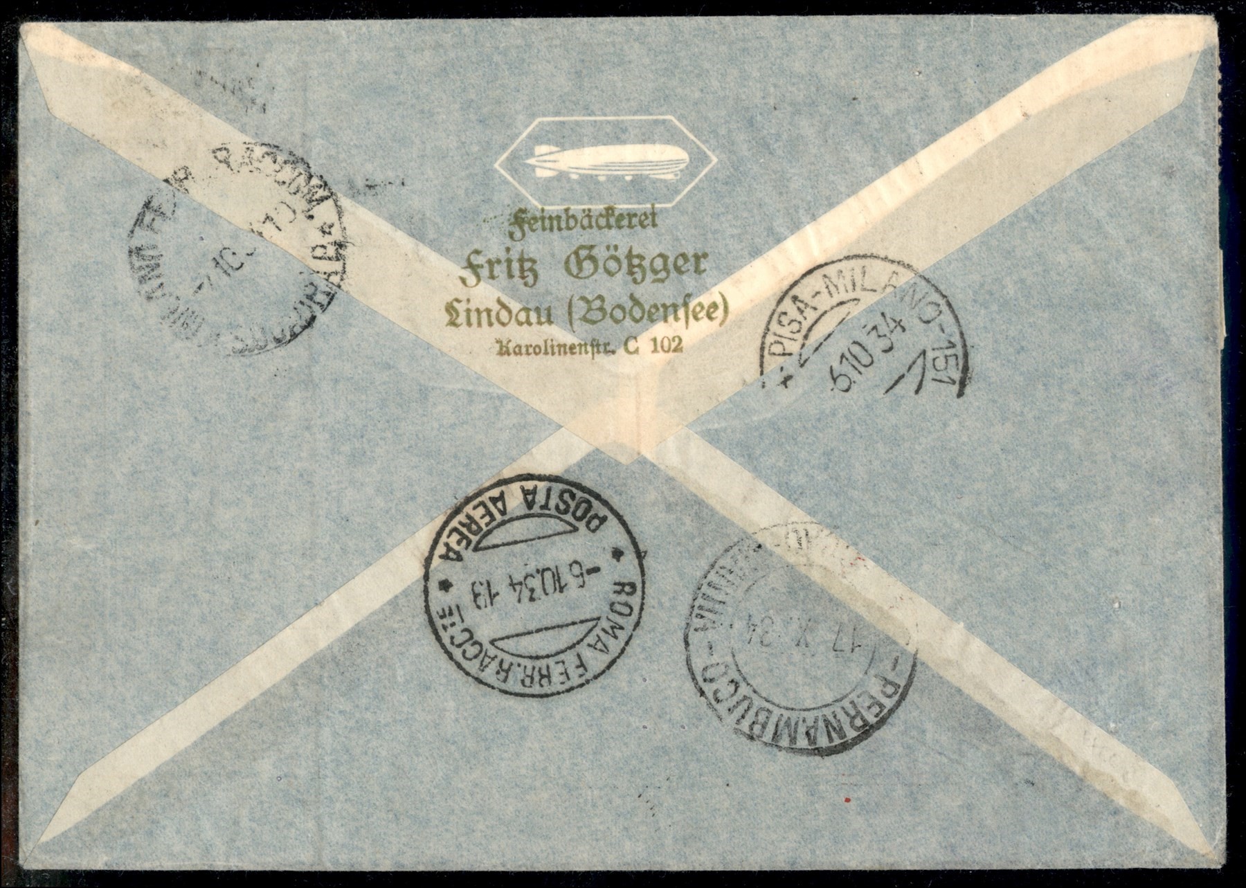 Italia / Colonie / Cirenaica / Aerogrammi