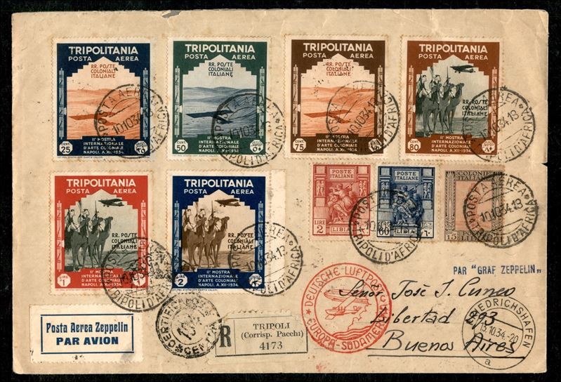 Italia / Colonie / Tripolitania / Aerogrammi