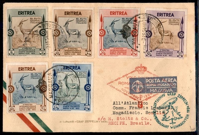 Italia / Colonie / Eritrea / Aerogrammi