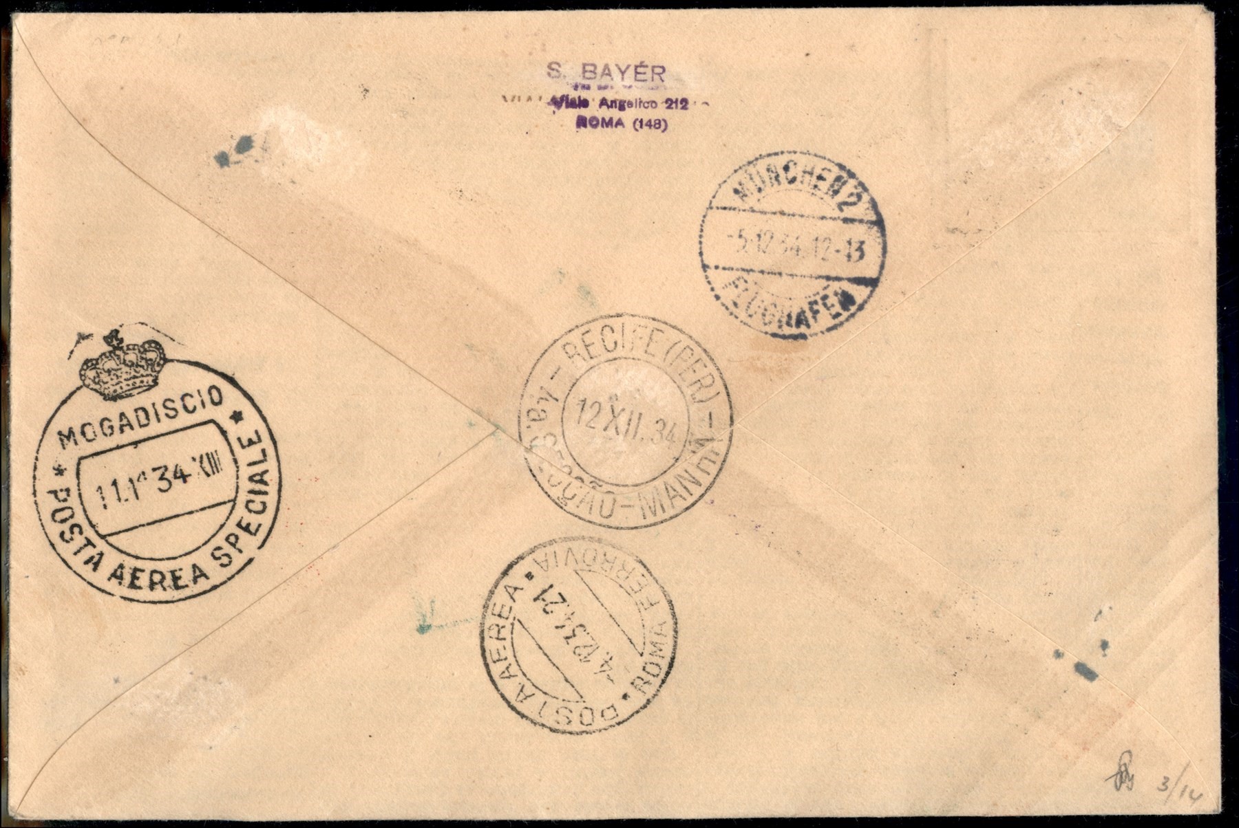 Italia / Colonie / Eritrea / Aerogrammi