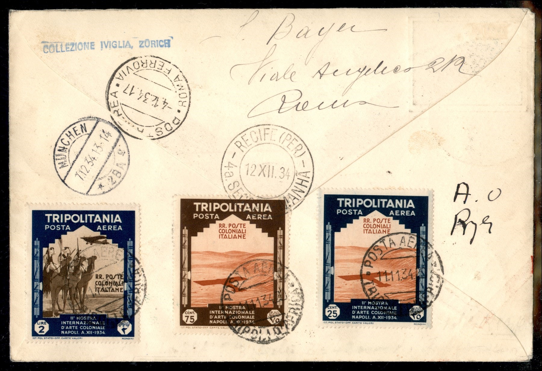 Italia / Colonie / Tripolitania / Aerogrammi