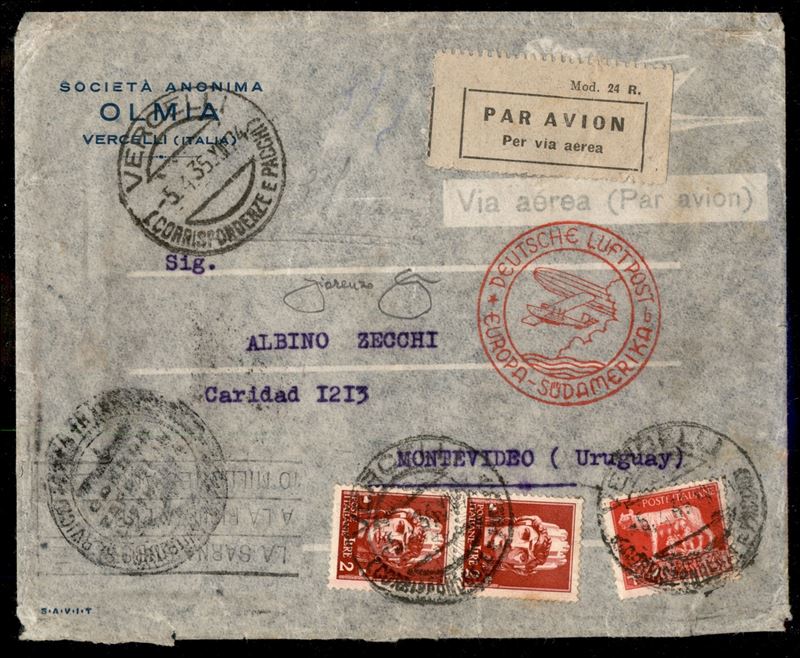 Italia / Regno / Vittorio Emanuele III / Aerogrammi