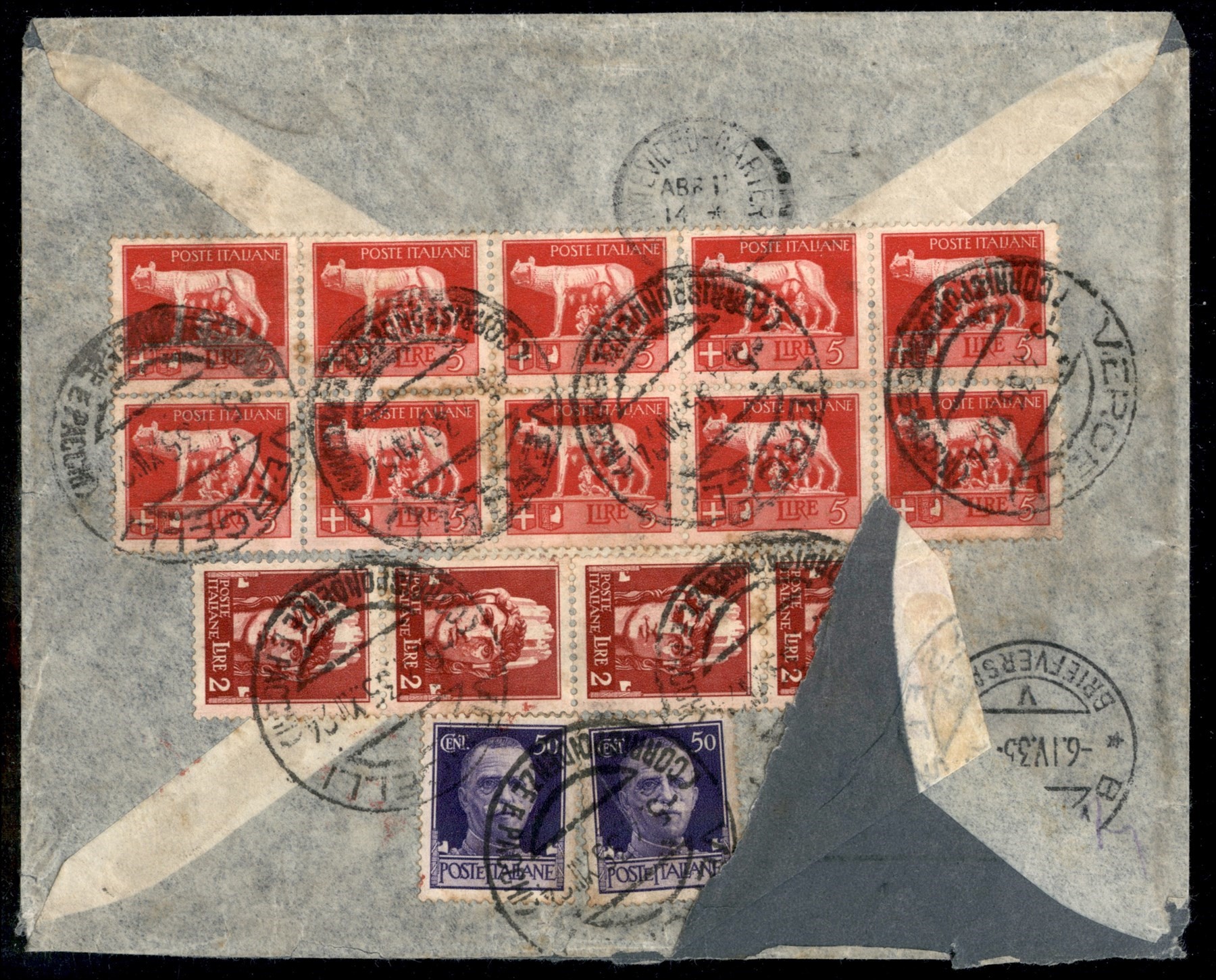 Italia / Regno / Vittorio Emanuele III / Aerogrammi