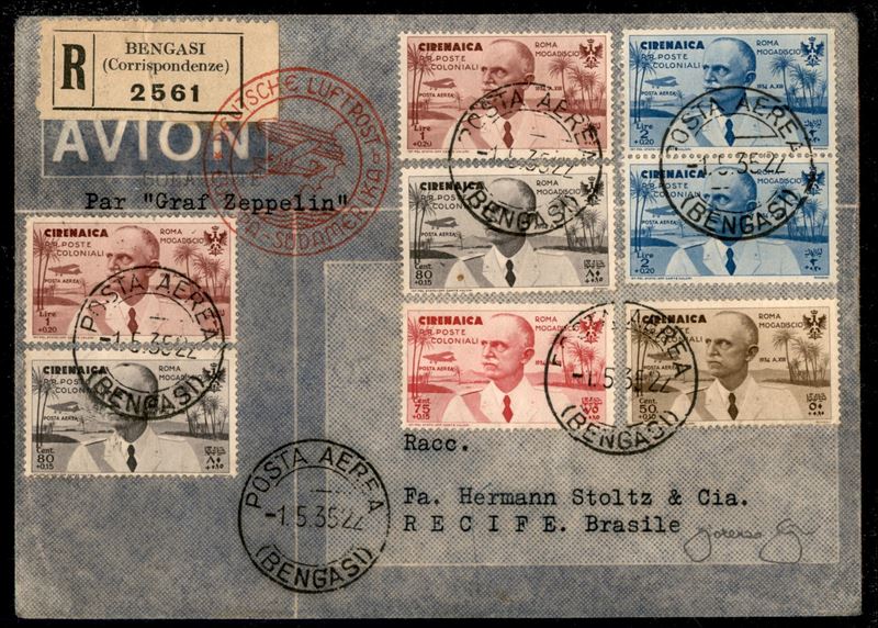 Italia / Colonie / Cirenaica / Aerogrammi