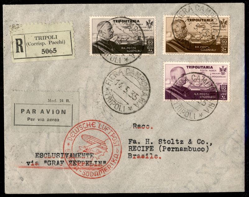 Italia / Colonie / Tripolitania / Aerogrammi