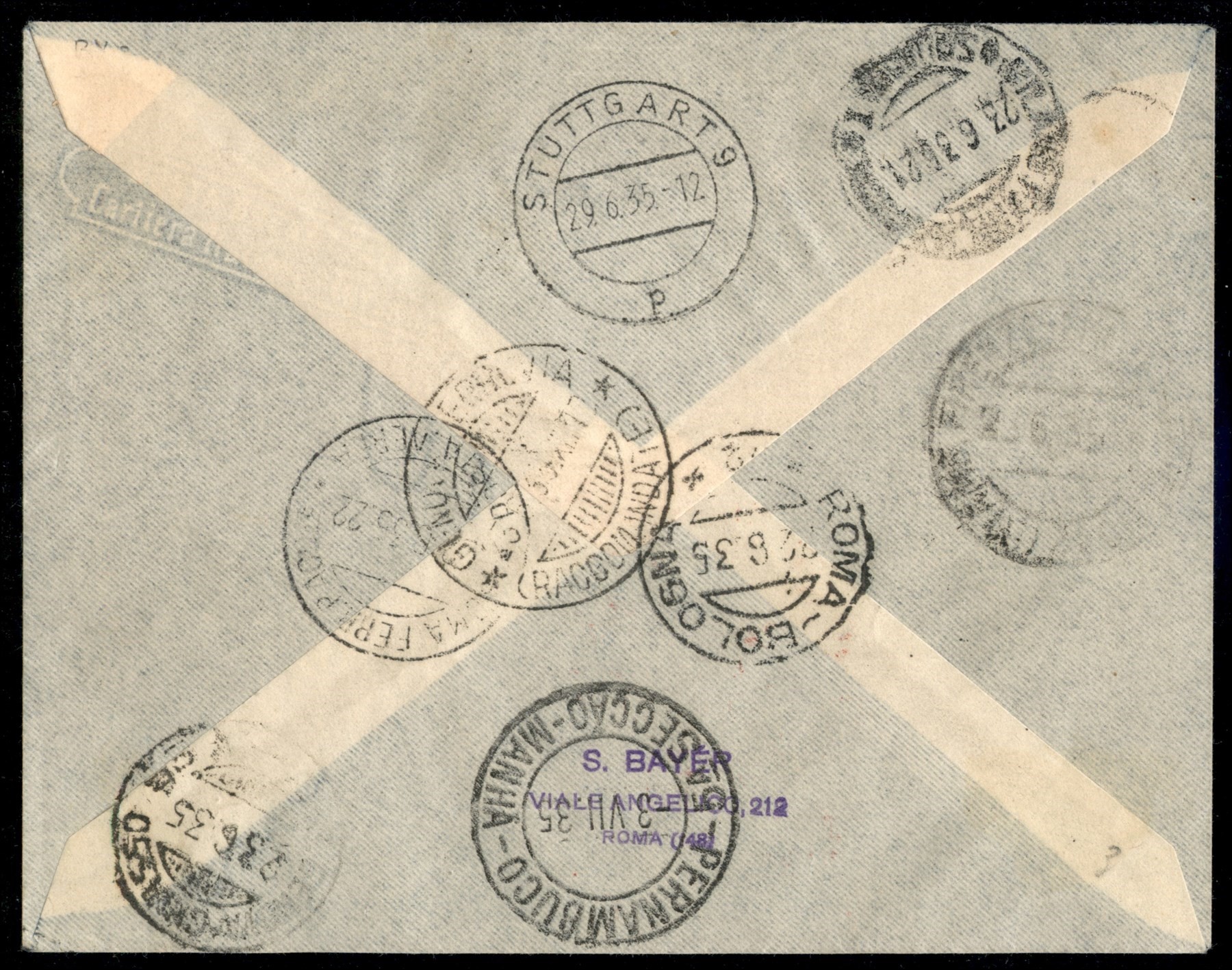 Italia / Colonie / Cirenaica / Aerogrammi