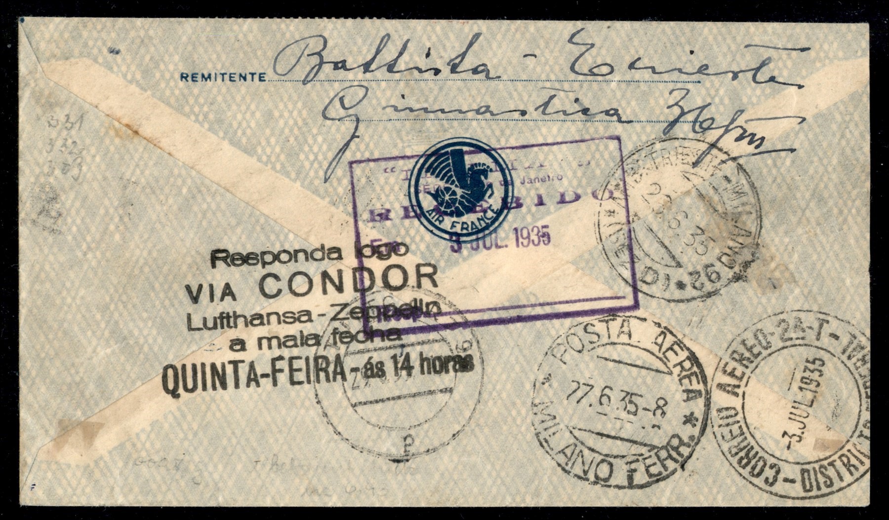 Italia / Regno / Vittorio Emanuele III / Aerogrammi