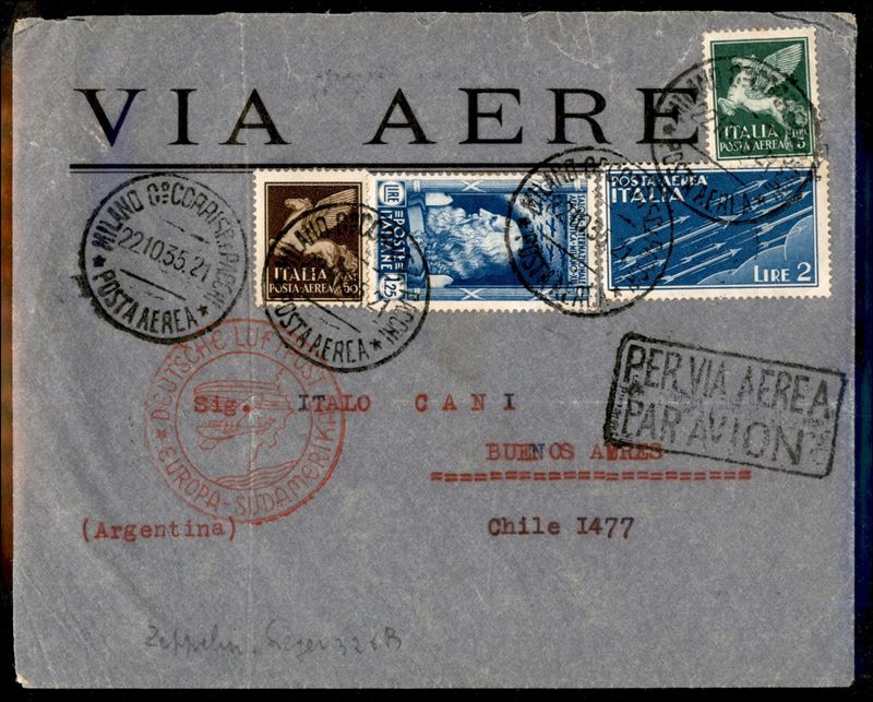 Italia / Regno / Vittorio Emanuele III / Aerogrammi