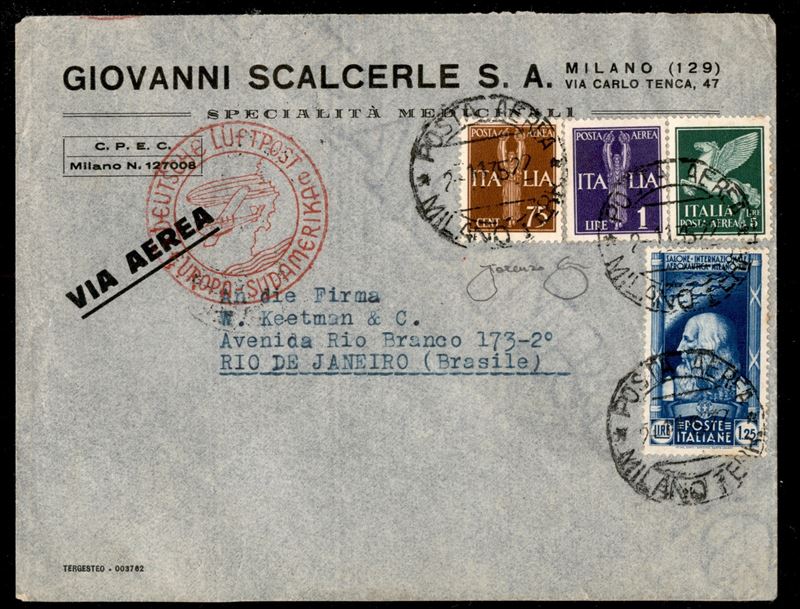 Italia / Regno / Vittorio Emanuele III / Aerogrammi