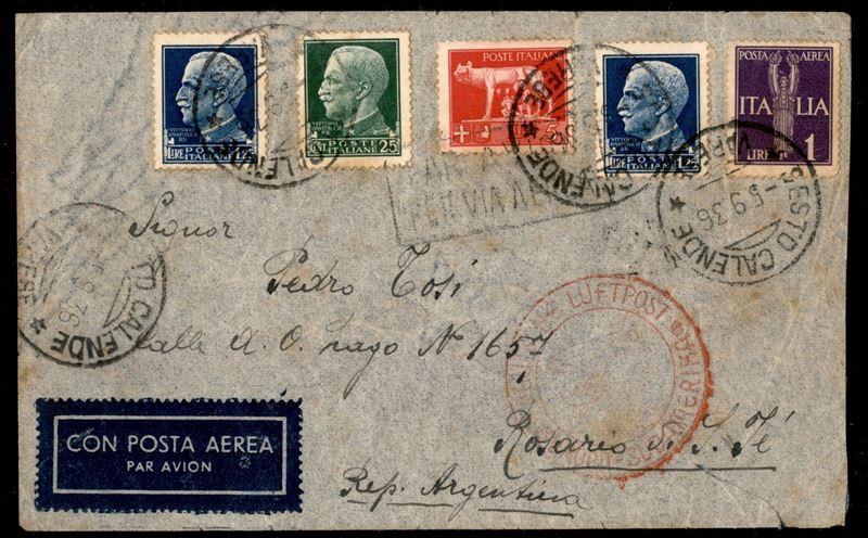 Italia / Regno / Vittorio Emanuele III / Aerogrammi