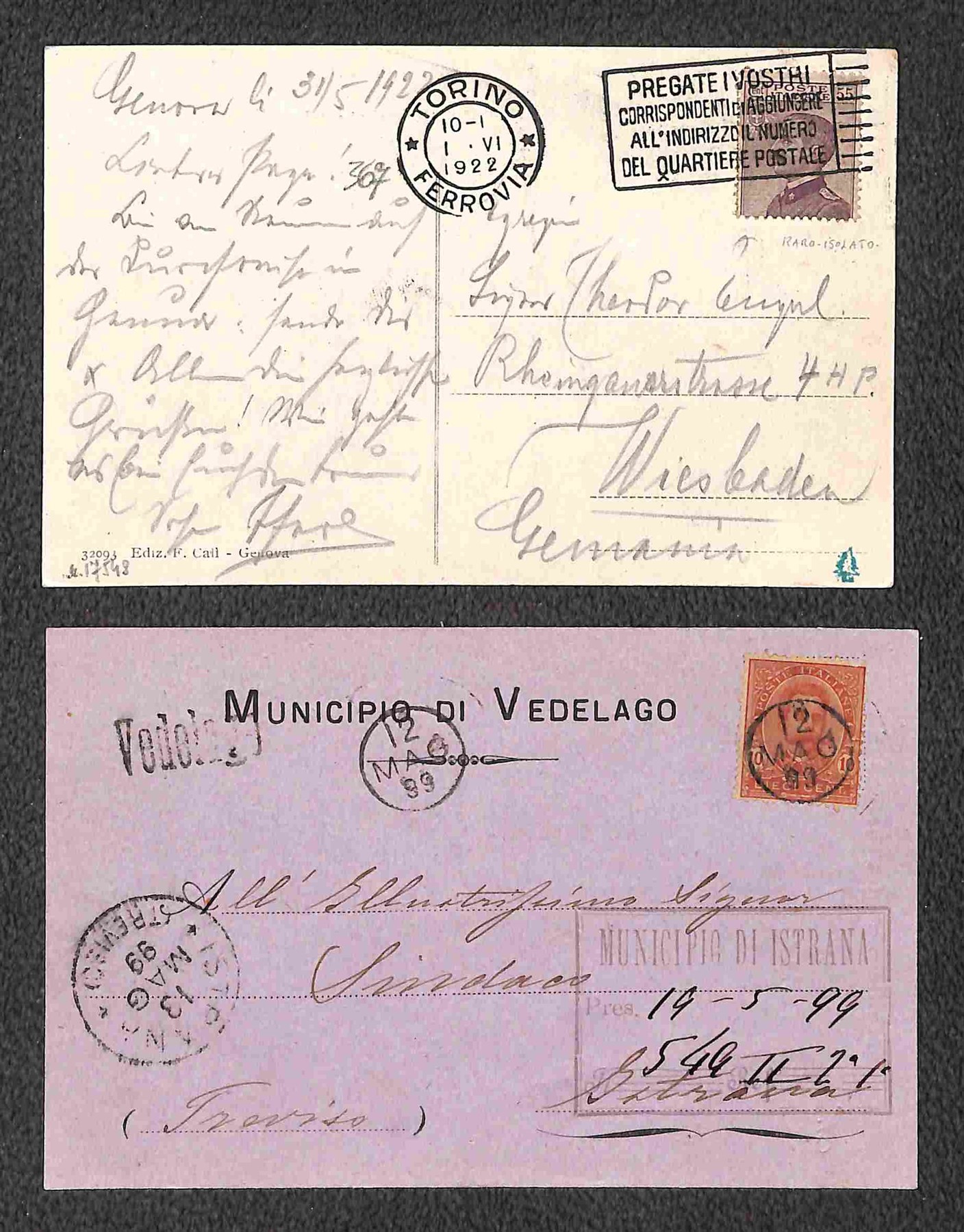 Italia / Regno / Posta Ordinaria