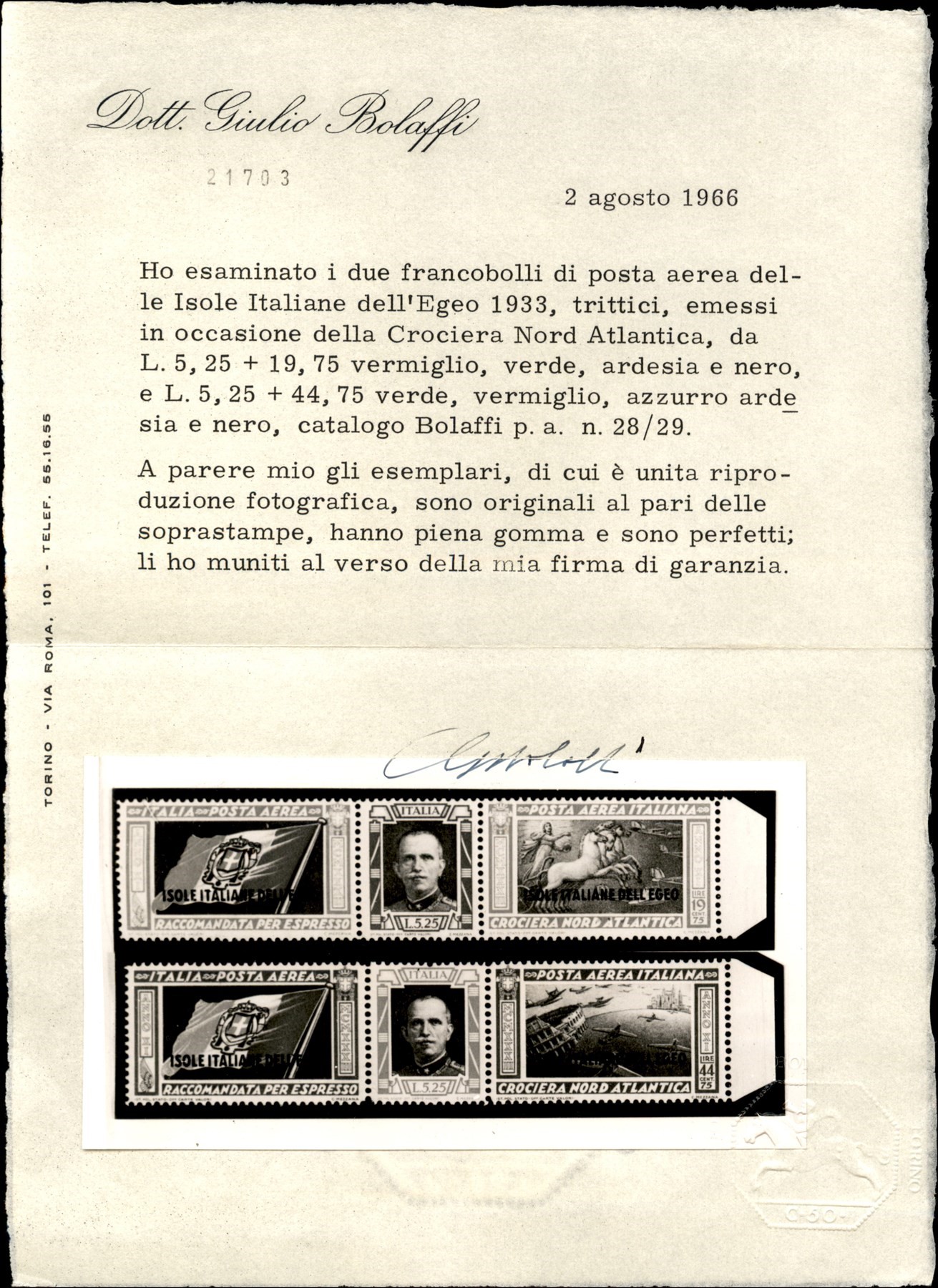 Italia / Colonie / Posta Ordinaria