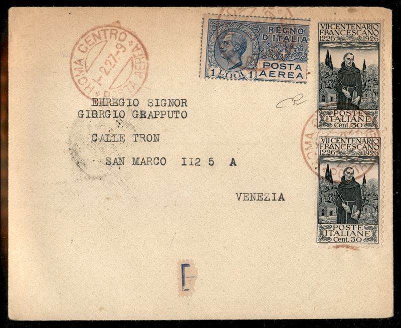 Italia / Regno / Vittorio Emanuele III / Aerogrammi