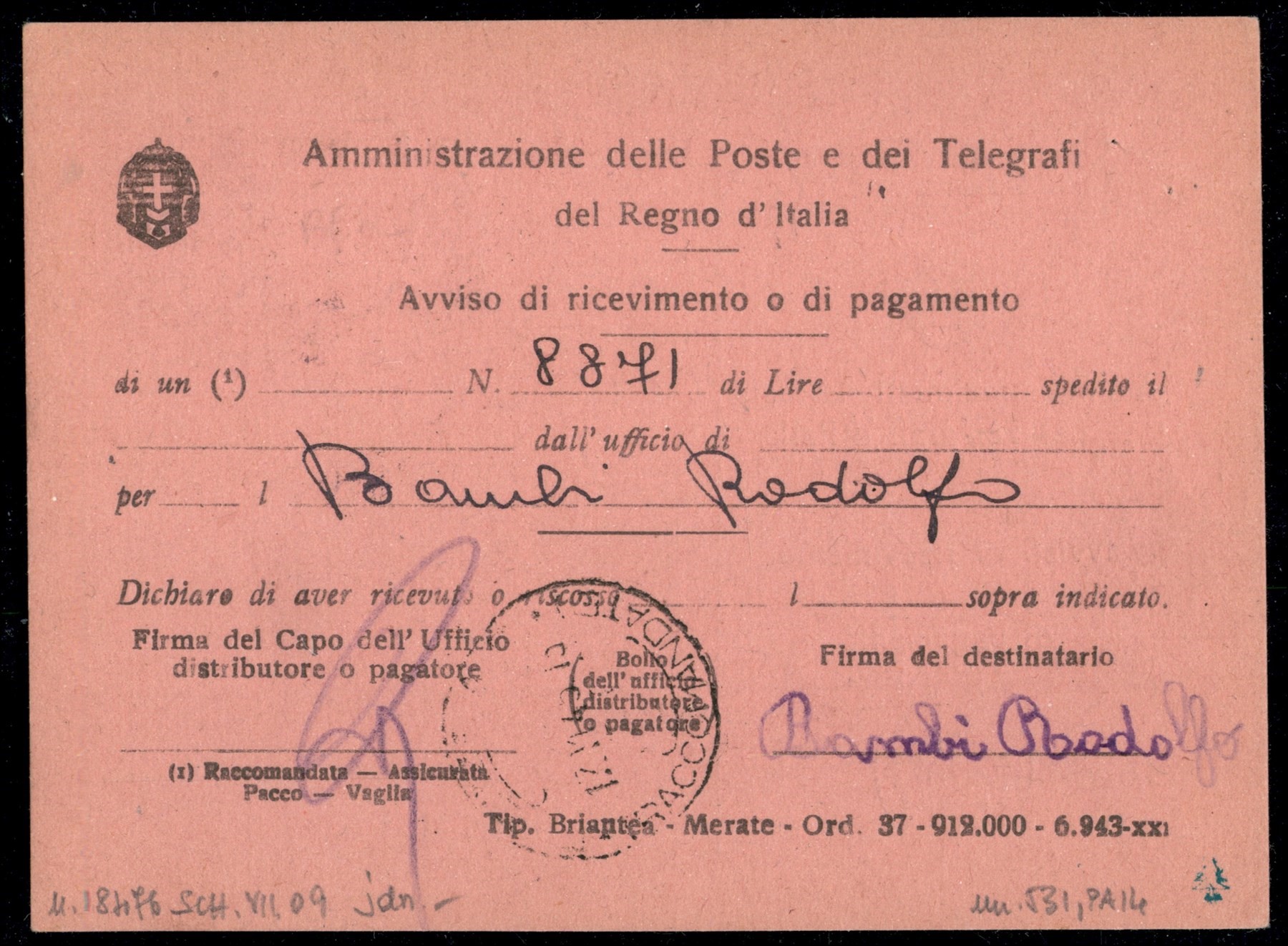 Italia / Regno / Vittorio Emanuele III / Posta Ordinaria + Aerea