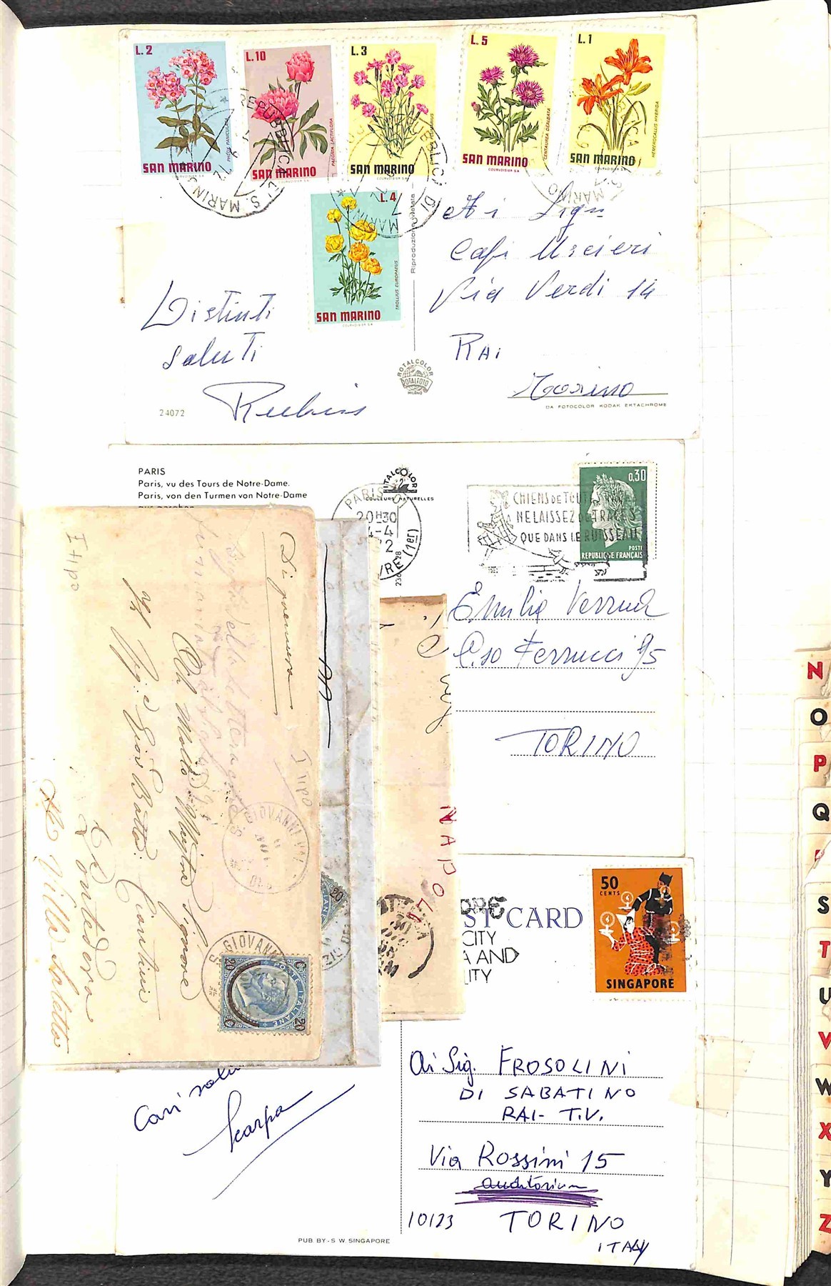 Area Italiana / Posta Ordinaria