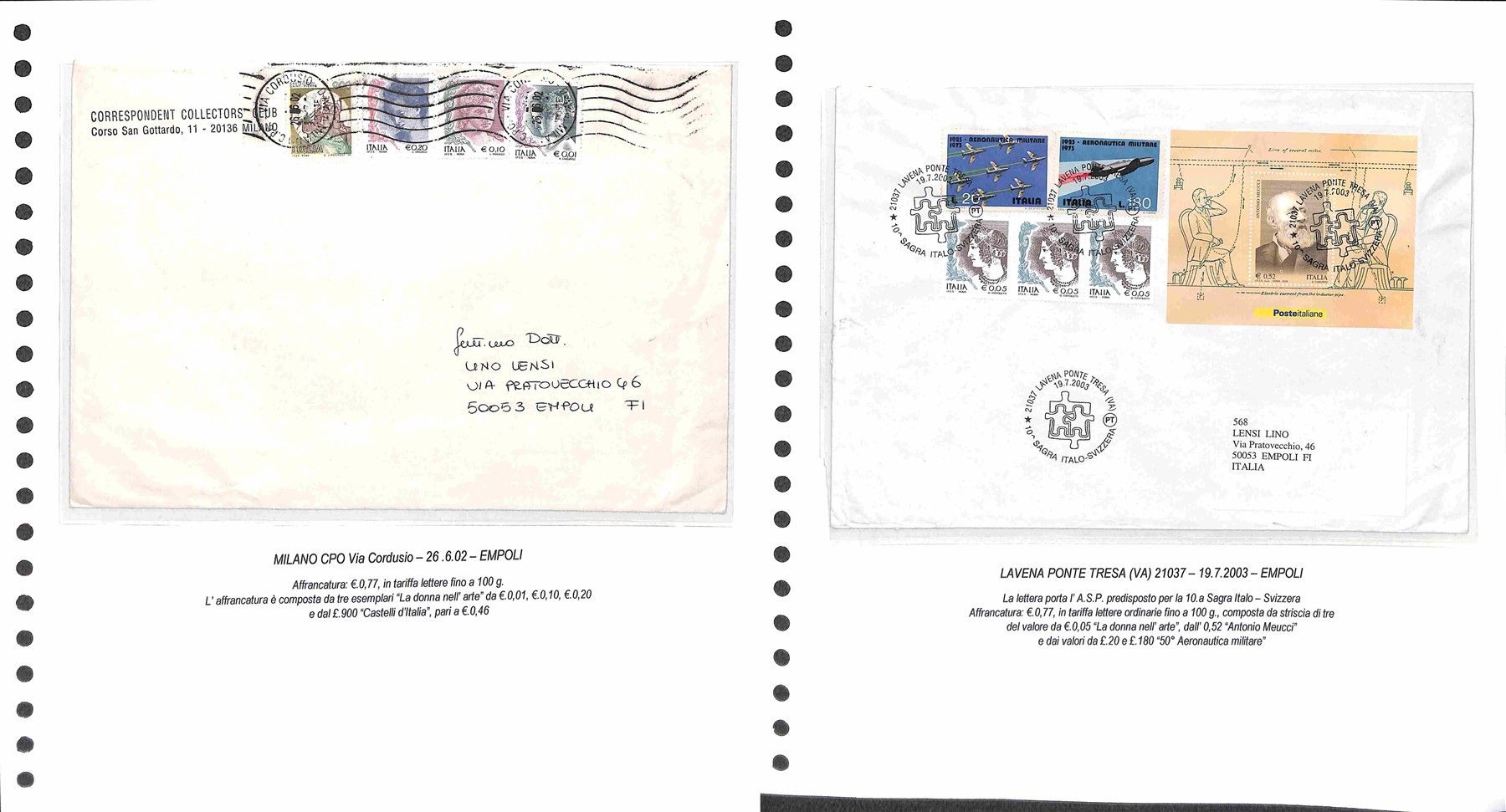 Italia / Repubblica / Posta Ordinaria