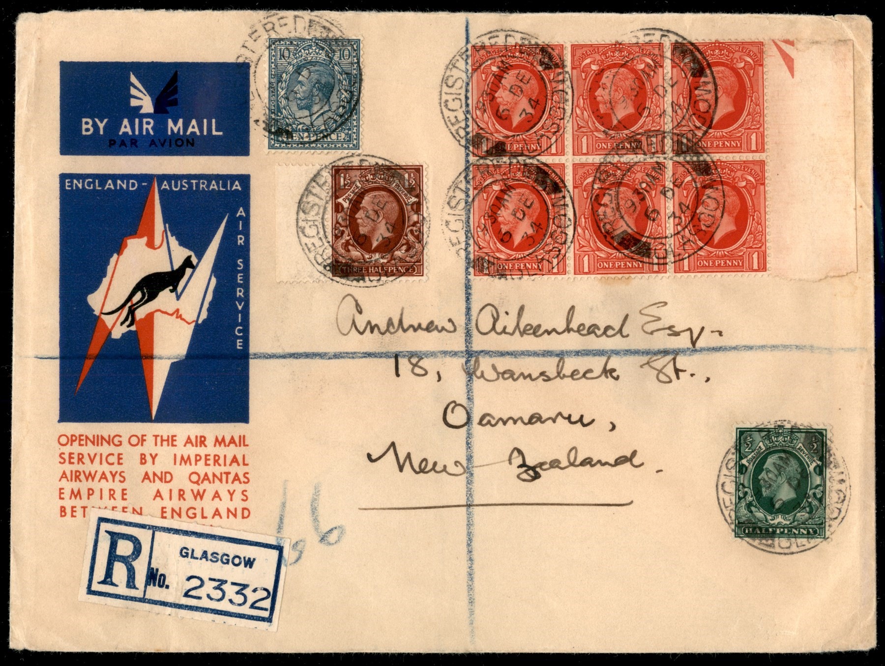 GRAN BRETAGNA / Aerogrammi