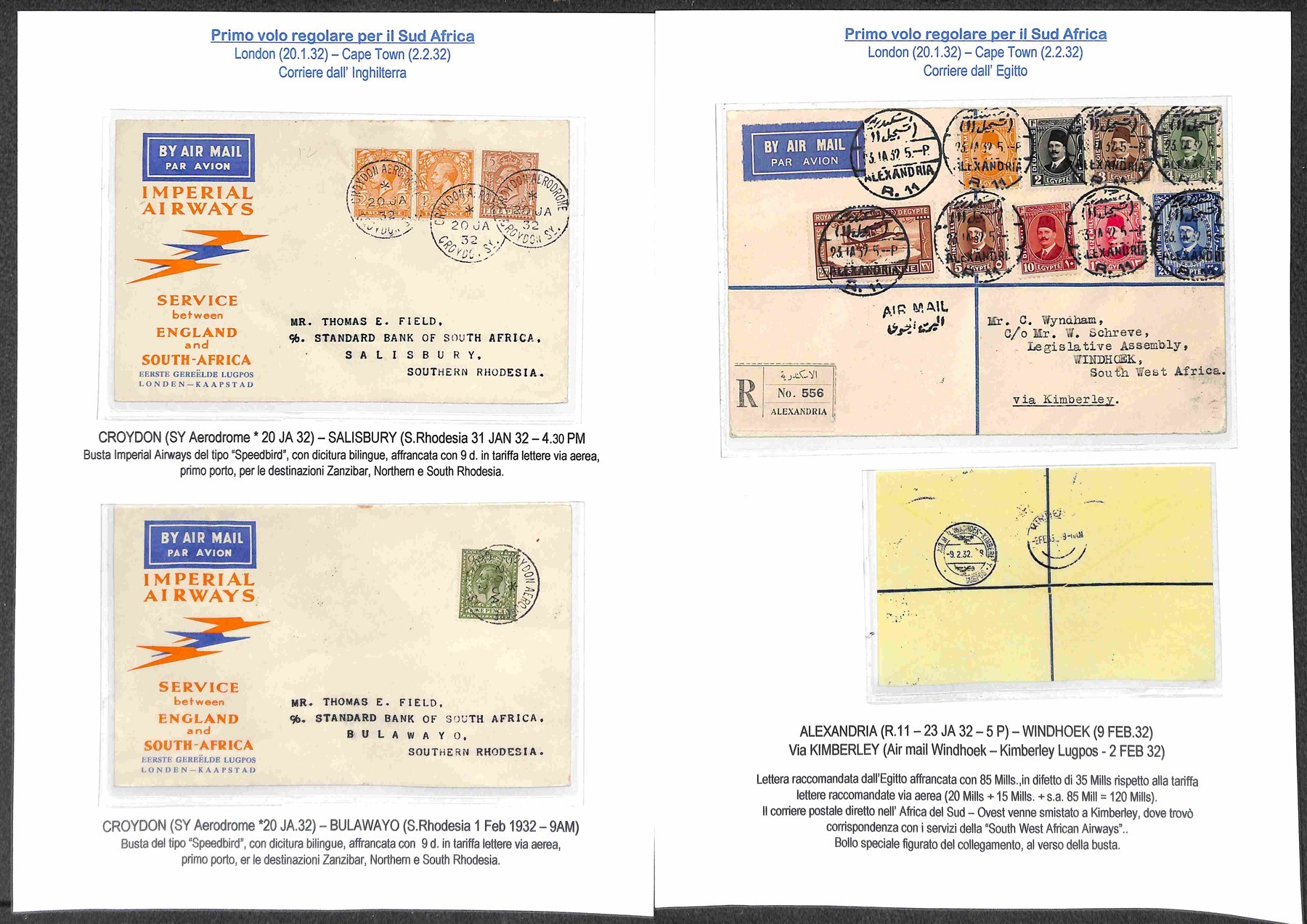 GRAN BRETAGNA / Aerogrammi