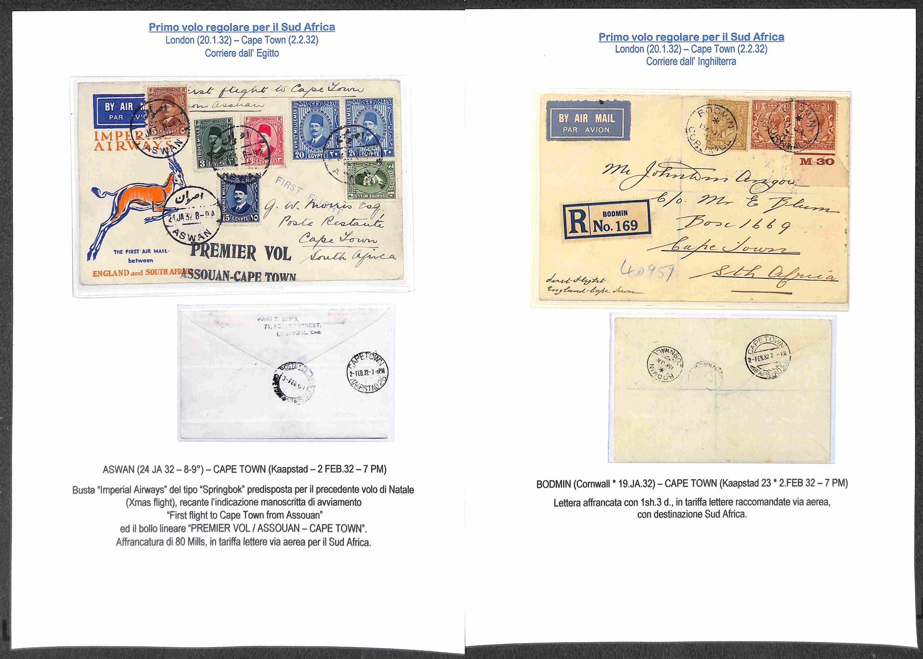 GRAN BRETAGNA / Aerogrammi