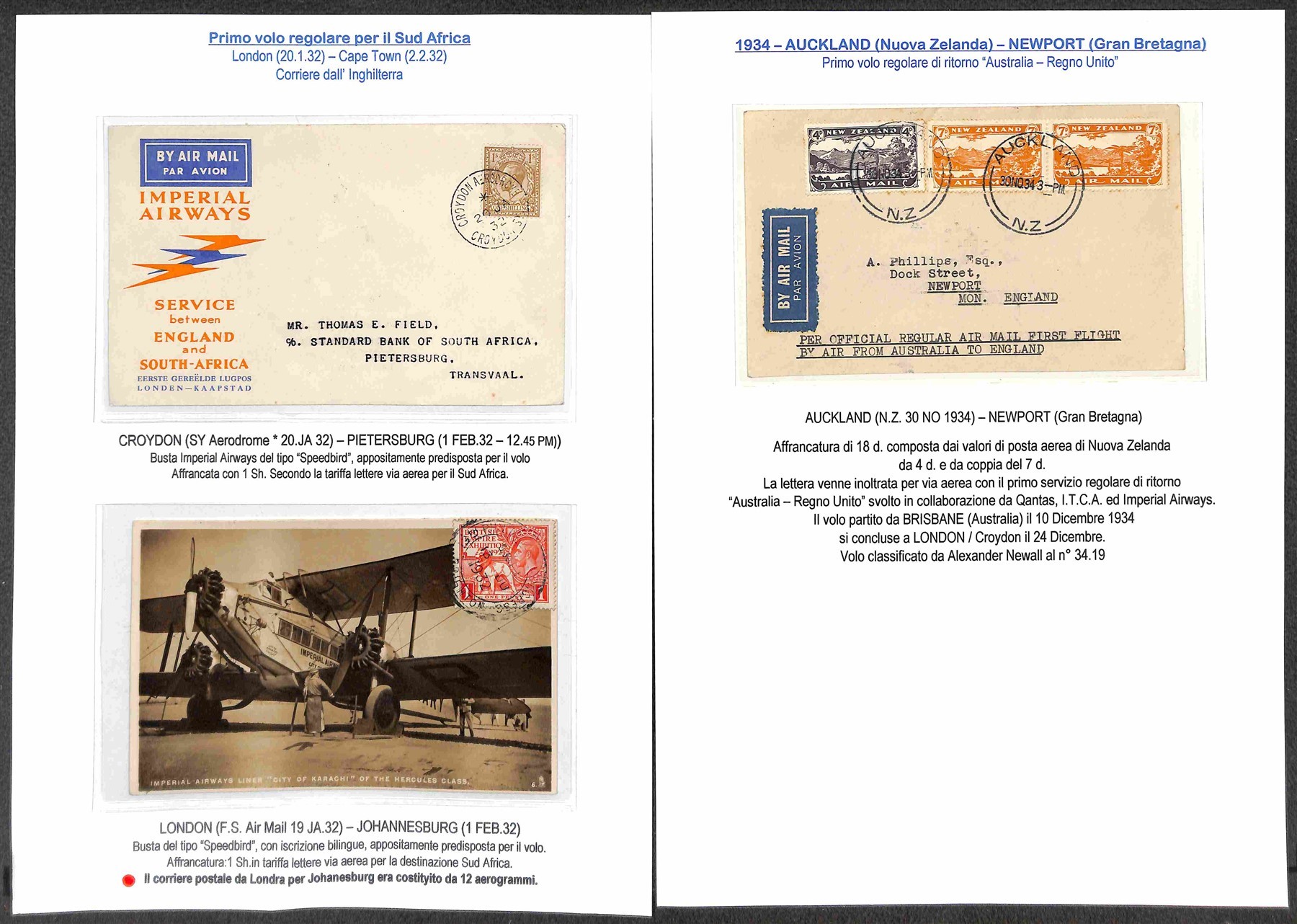 GRAN BRETAGNA / Aerogrammi