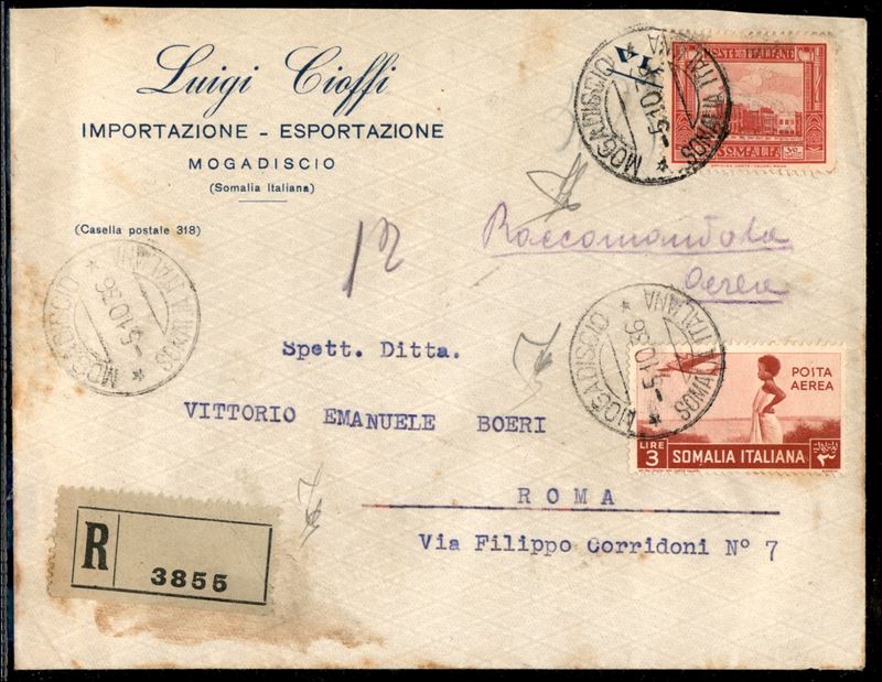 ITALIA / Colonie / Somalia / Aerogrammi