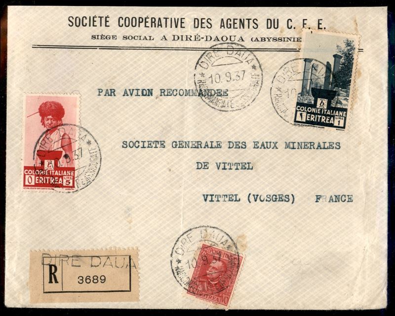 ITALIA / Colonie / Etiopia / Aerogrammi