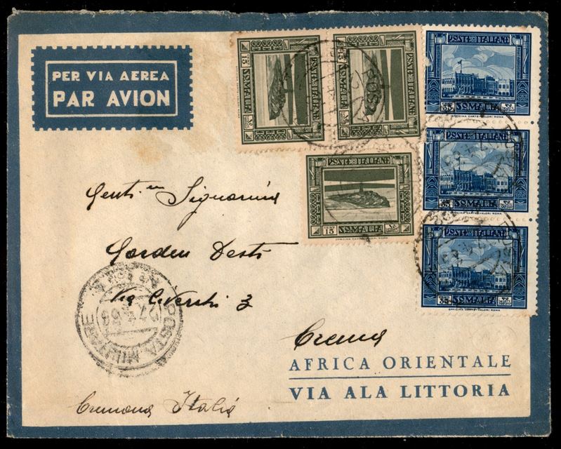 ITALIA / Colonie / Somalia / Posta militare