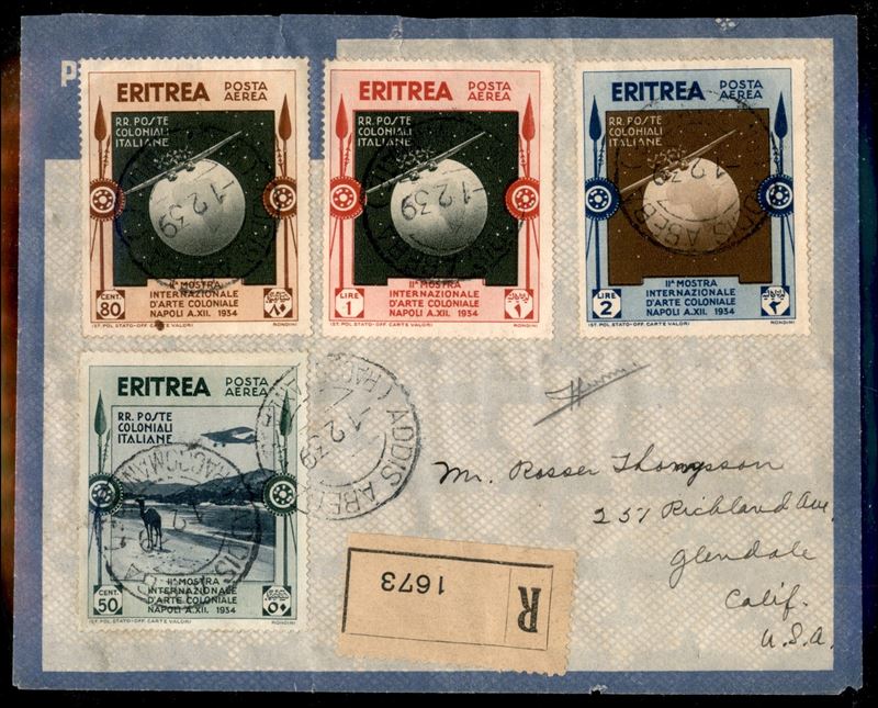 ITALIA / Colonie / Eritrea / Aerogrammi