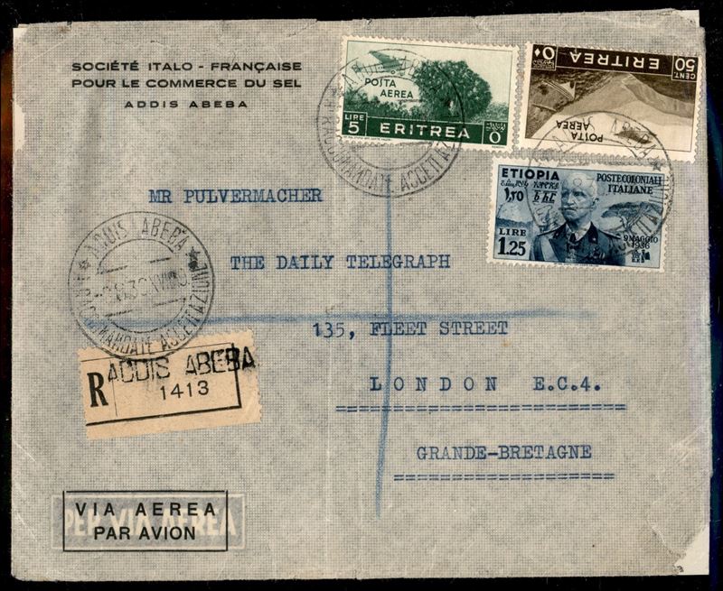 ITALIA / Colonie / Etiopia / Aerogrammi