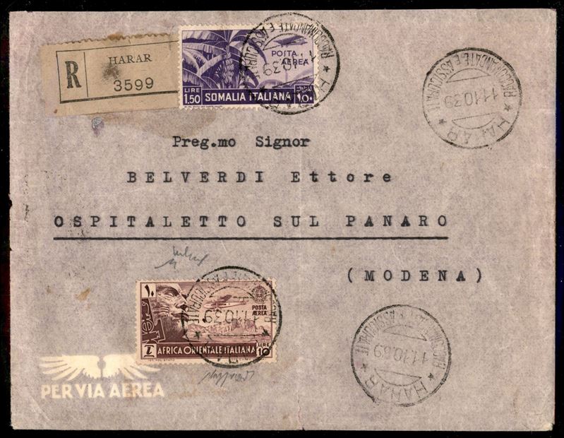 ITALIA / Colonie / Africa Orientale Italiana / Aerogrammi