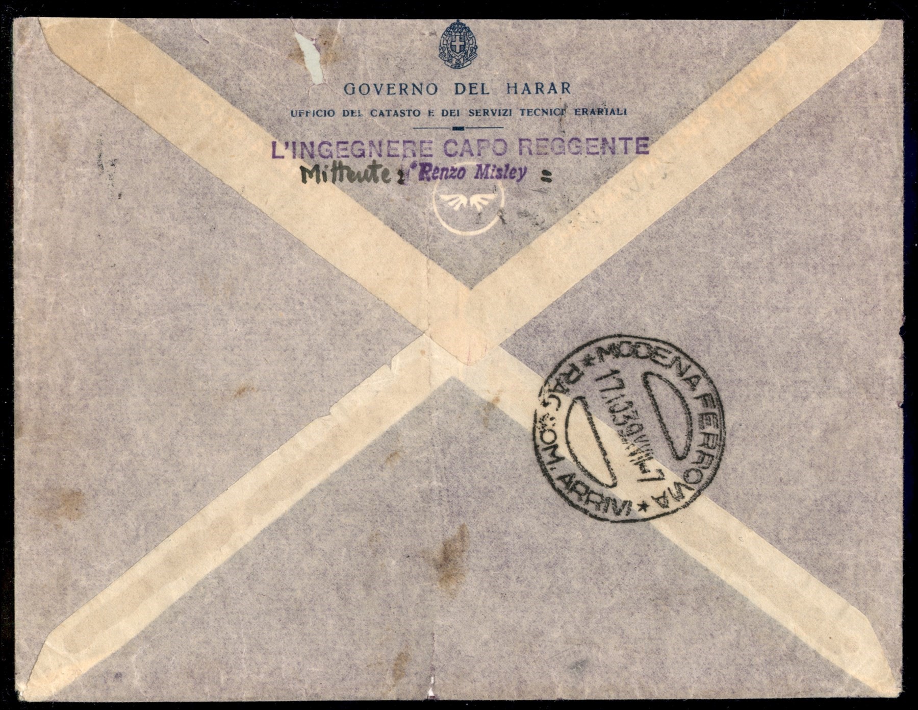 ITALIA / Colonie / Africa Orientale Italiana / Aerogrammi