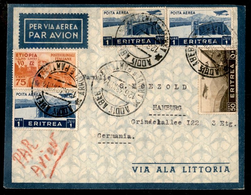 ITALIA / Colonie / Etiopia / Aerogrammi