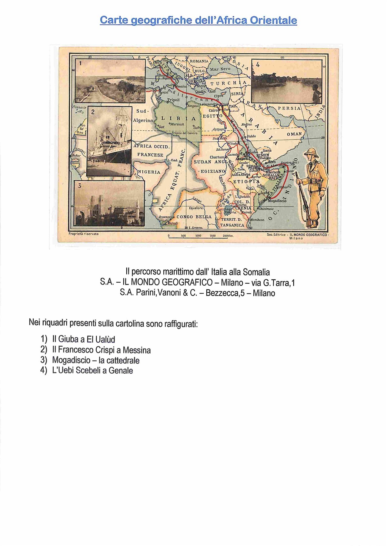Area Italiana / Posta Ordinaria