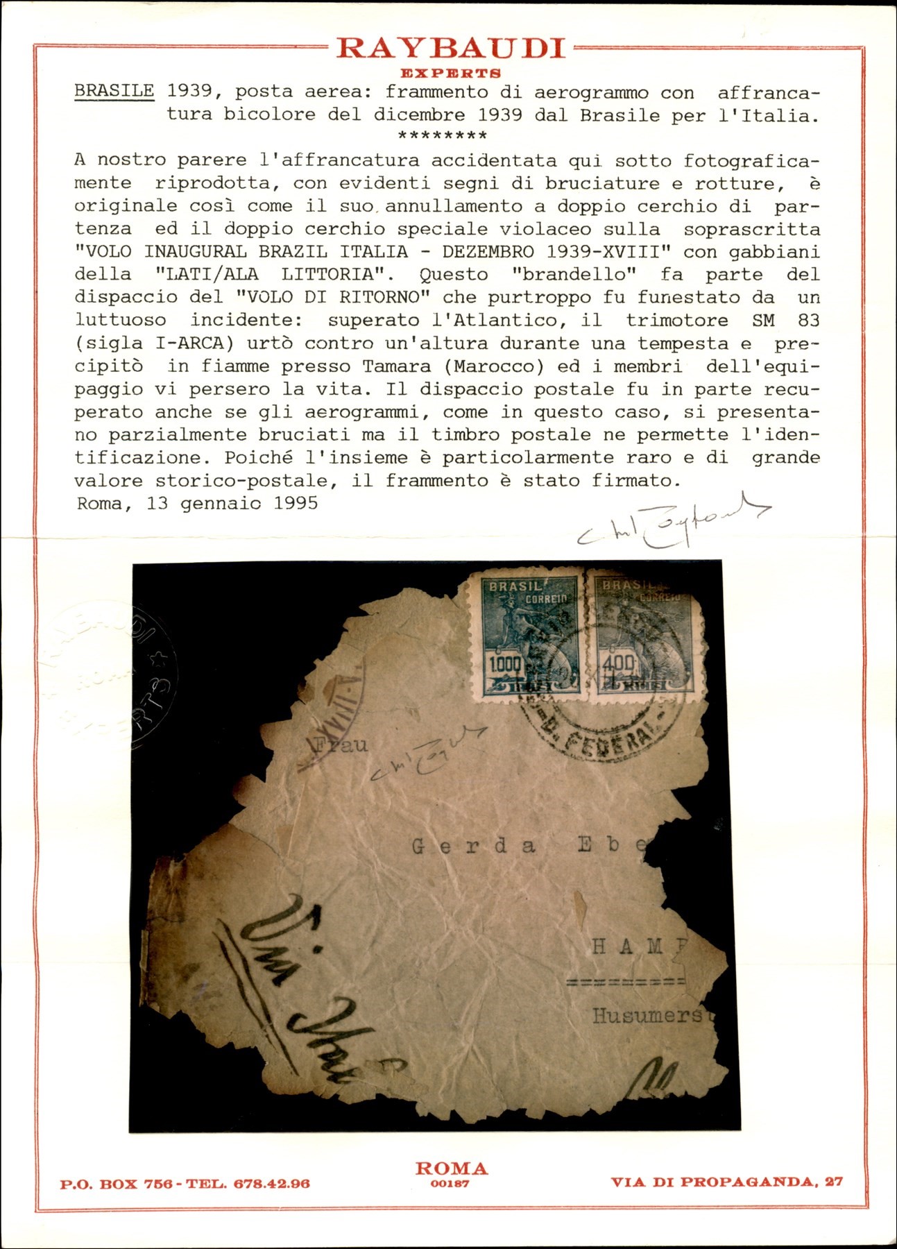 BRASILE / Aerogrammi