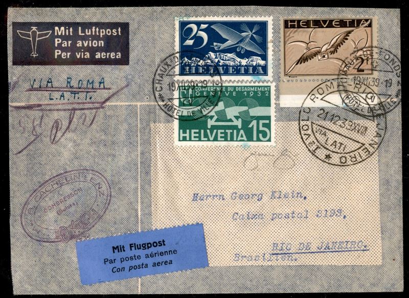 SVIZZERA / Aerogrammi