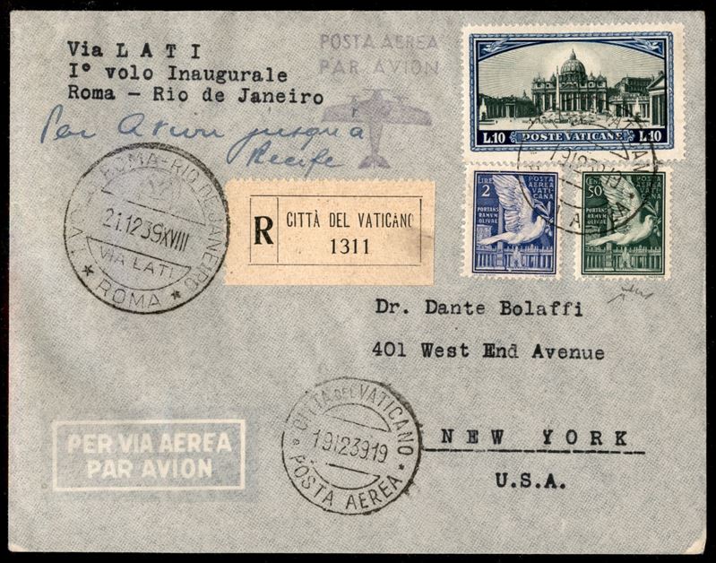 VATICANO / Aerogrammi