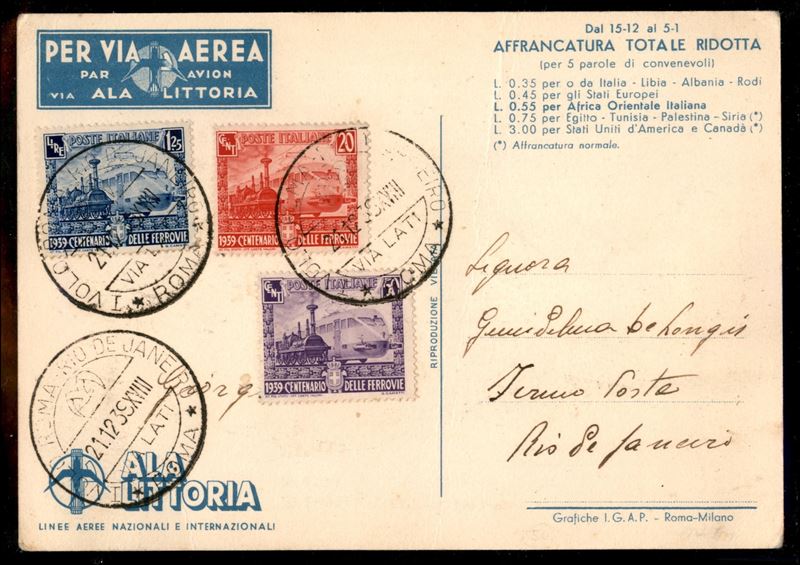 ITALIA / Regno / Aerogrammi