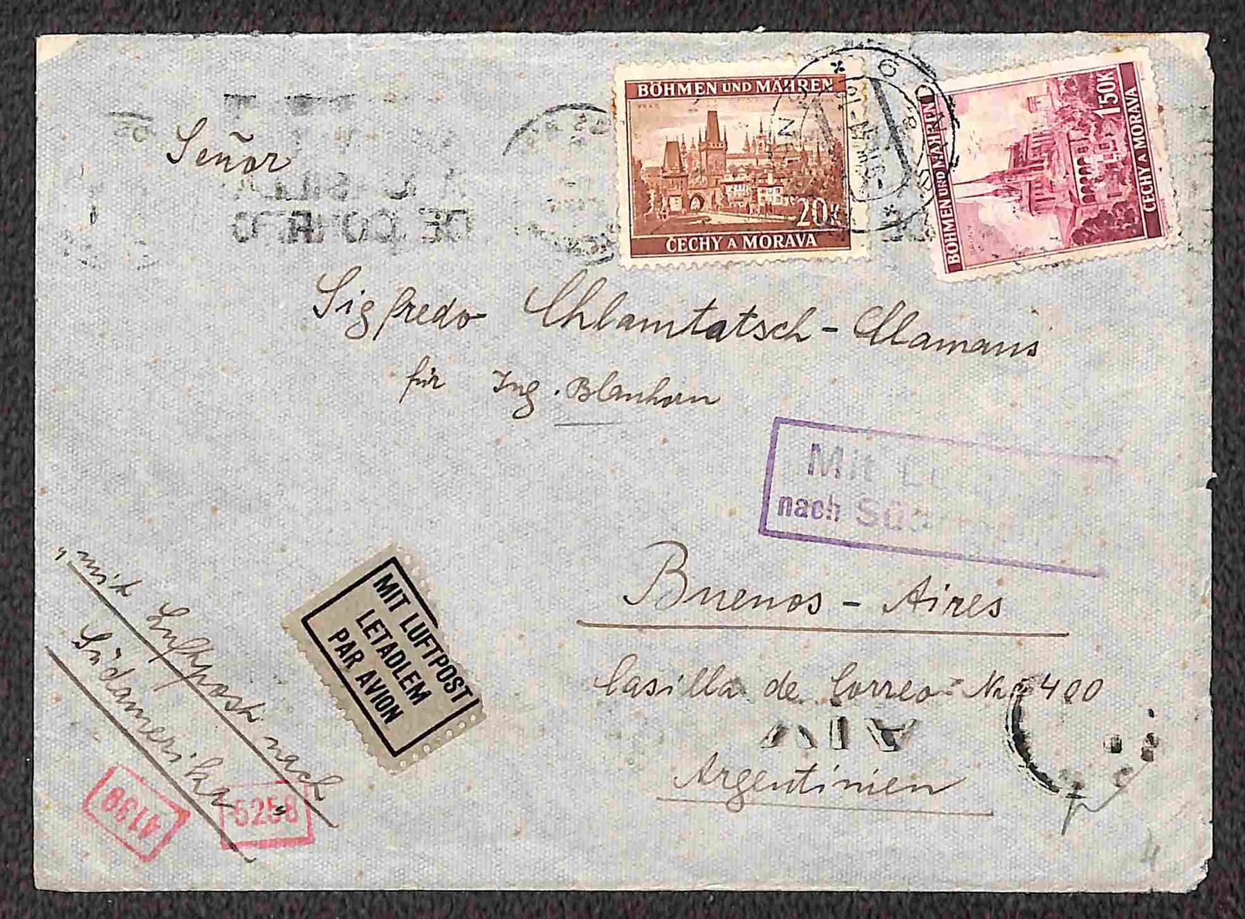 Cecoslovacchia / Aerogrammi