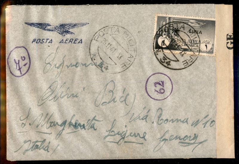 ITALIA / Colonie / Libia / Posta militare