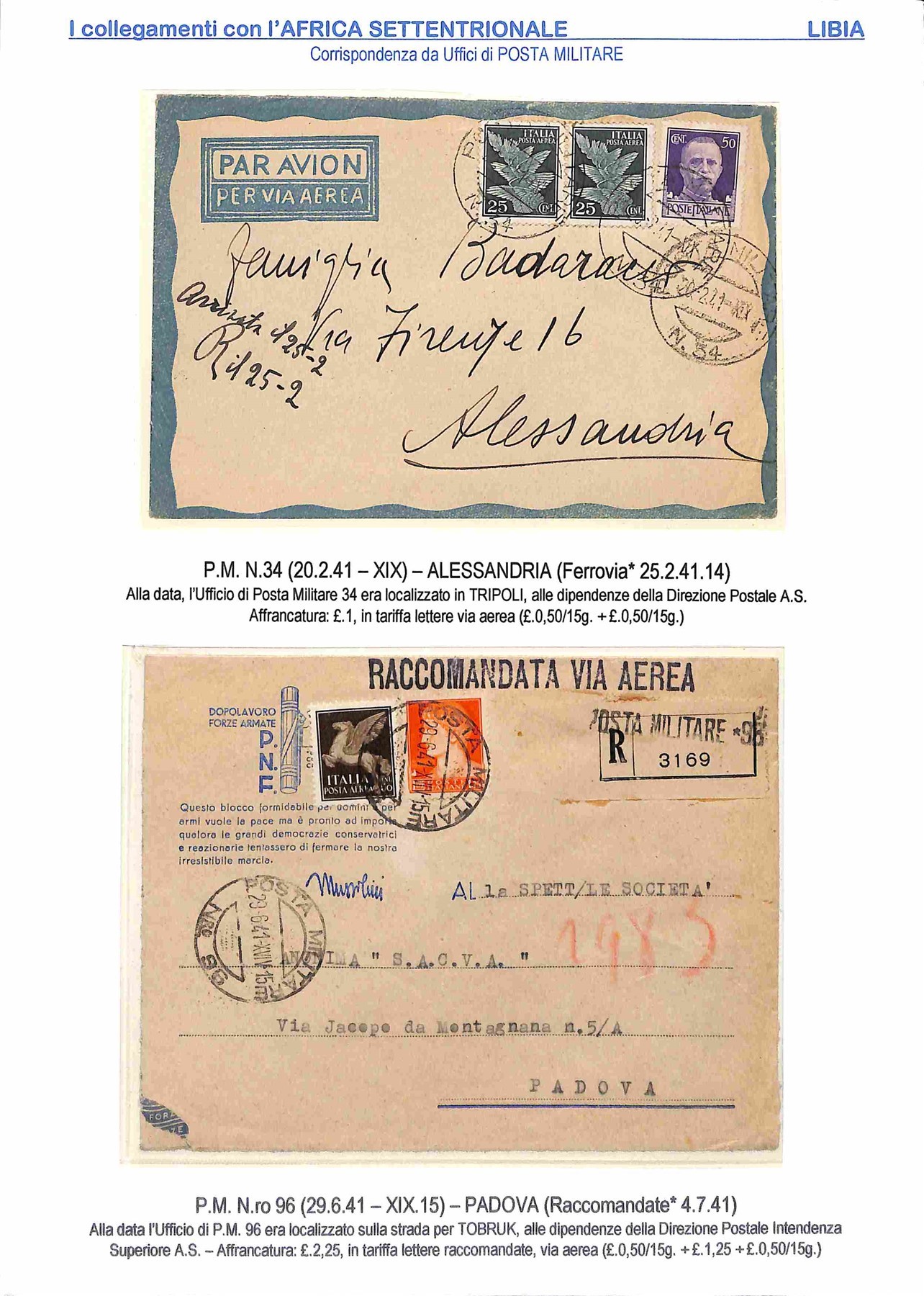 Italia / Regno / Posta Militare