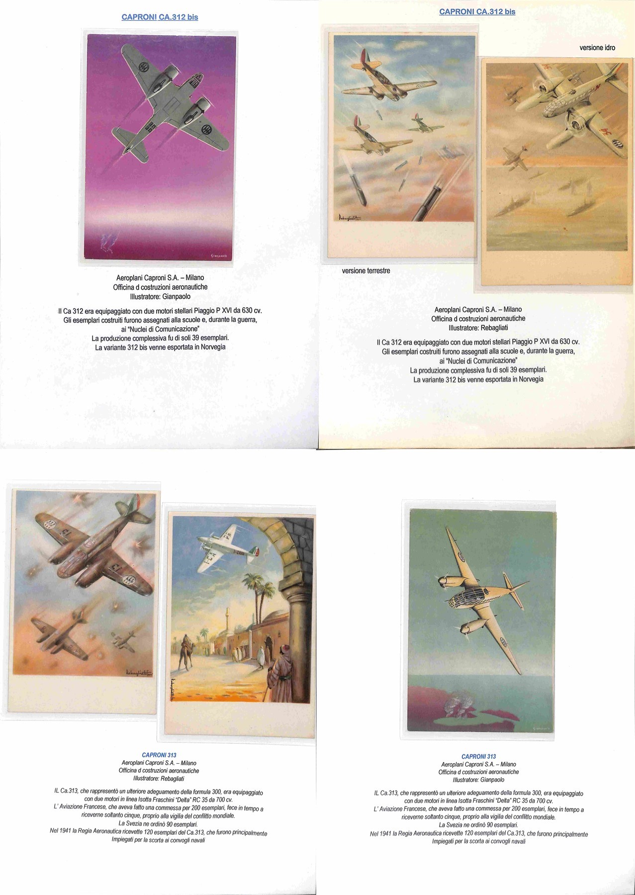 Italia / Aerogrammi
