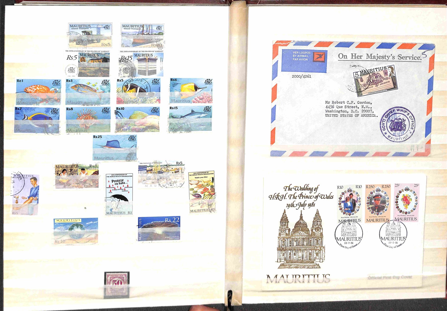 Mauritius / Posta Ordinaria