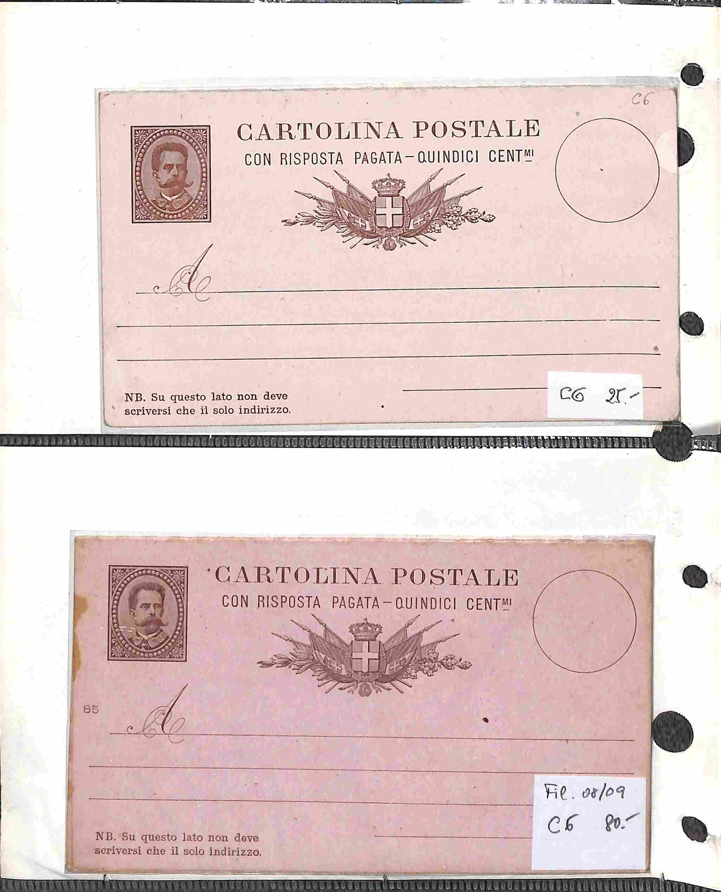 Italia / Regno / Posta Ordinaria