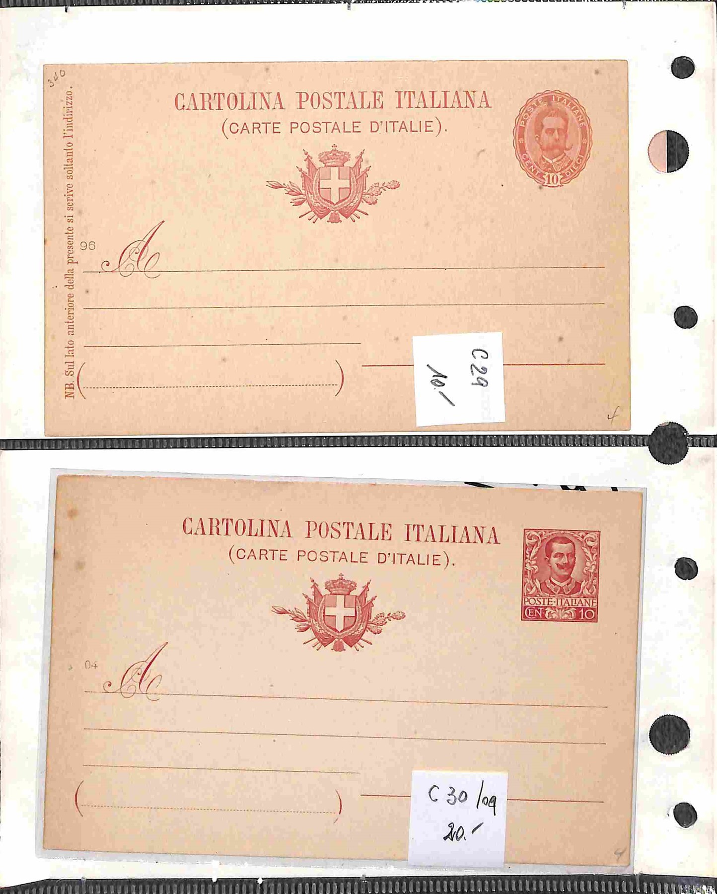 Italia / Regno / Posta Ordinaria