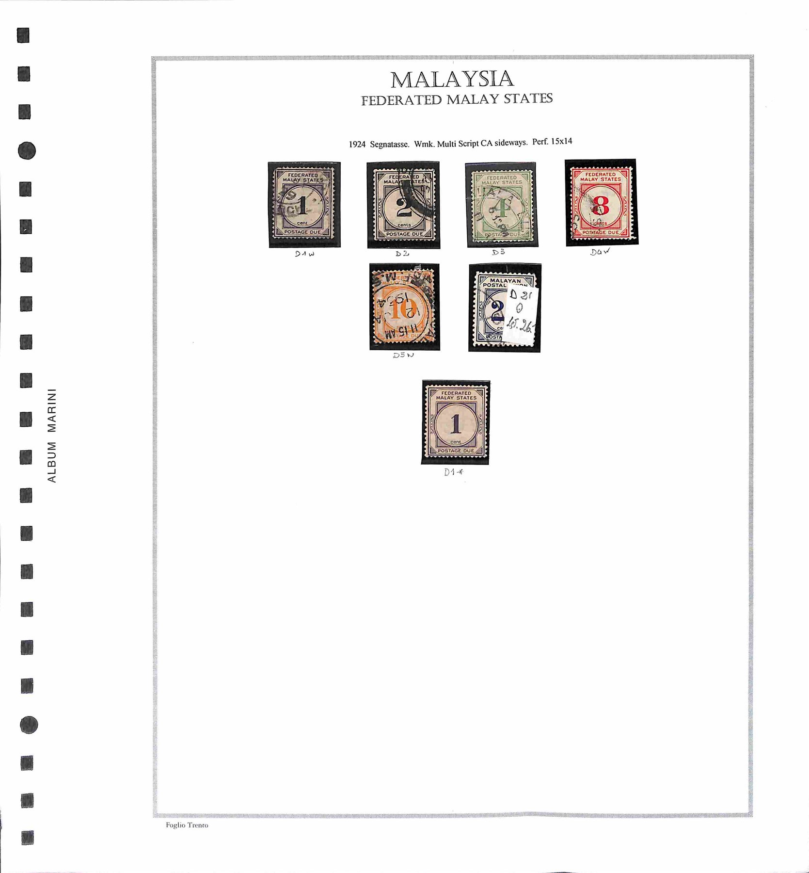 Malesia / Posta Ordinaria